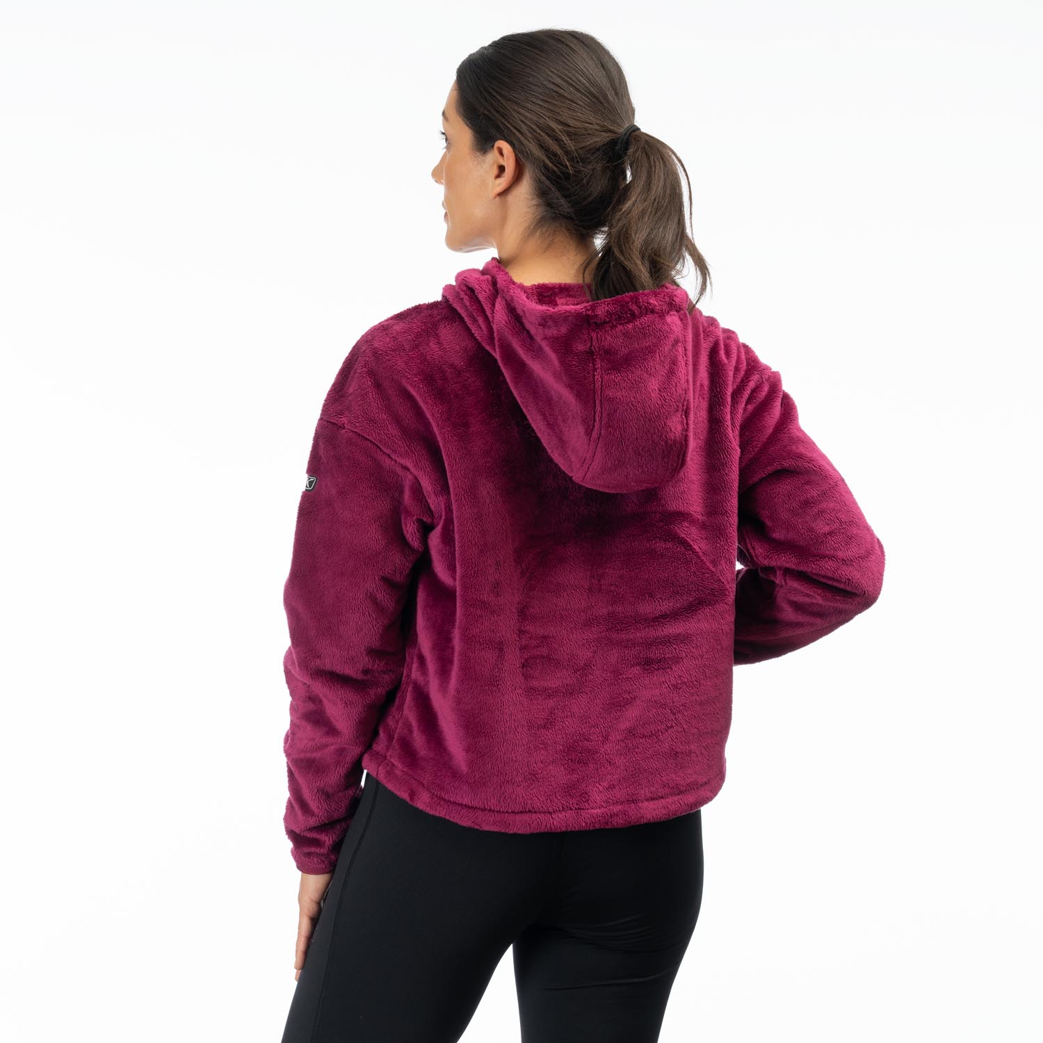 Cascade 1/4 Zip Crop Hoodie