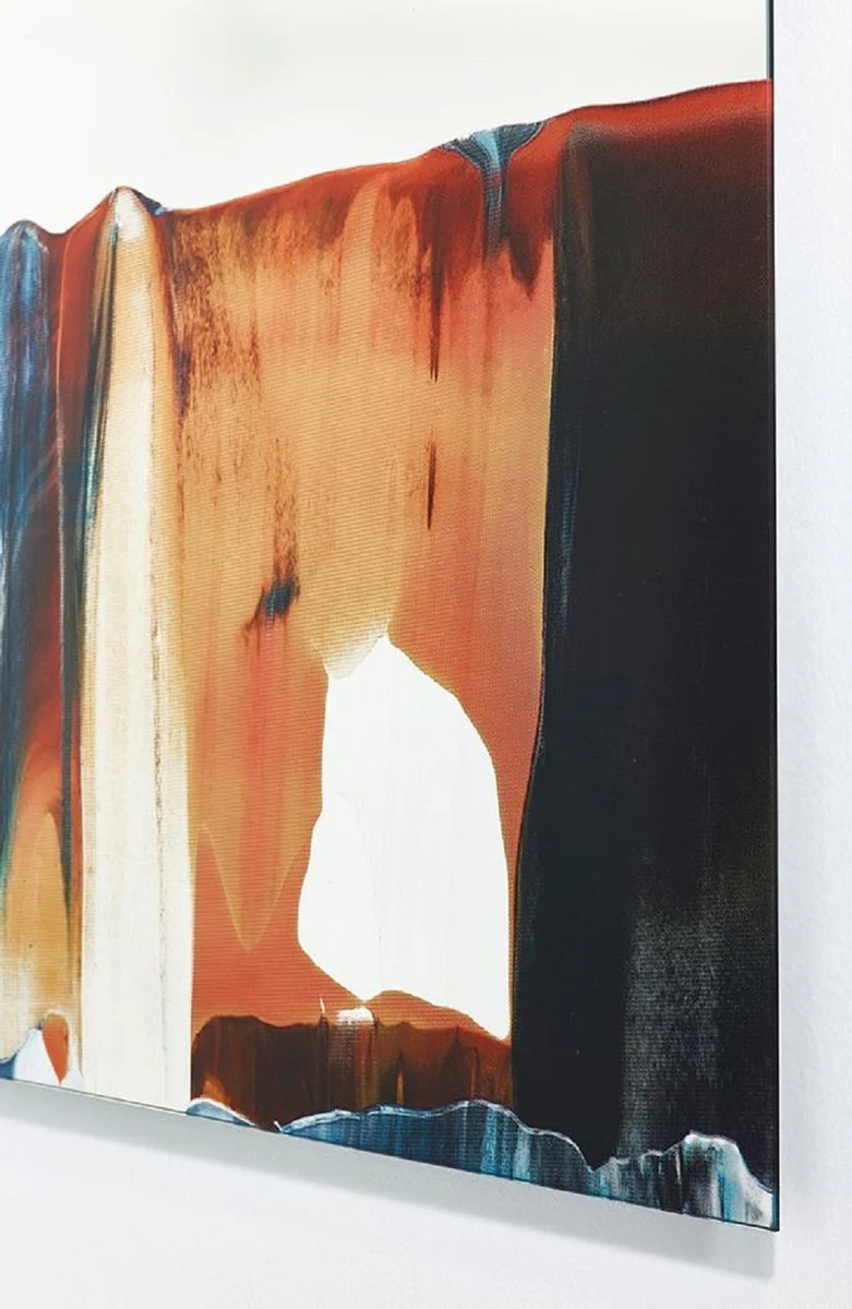 Luxury wall mirror multicolored 80 x 2.5 x H. 120 cm - Rectangular living room mirror - Bedroom mirror - Bathroom mirror - Cloakroom mirror - Luxury collection