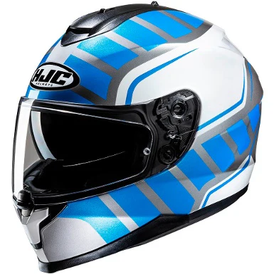 HJC C70N HOLT HELMET - BLUE / WHITE