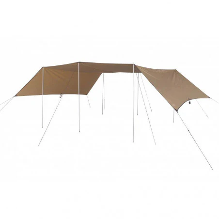 Hosa windbreak with tensioners 5 METERS - stripes