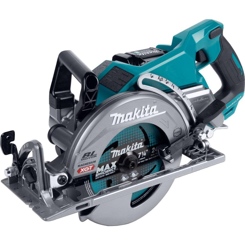 Makita XGT 40V max Circular Saw Kit Rear Handle 7 1/4