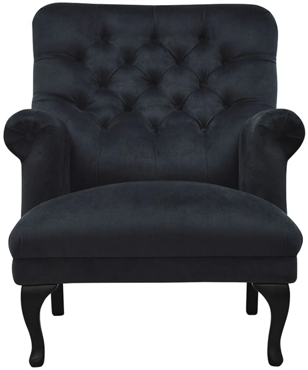 Luxury Chesterfield velvet armchair 82 x 75 x H. 93 cm - Various colors - Chesterfield living room furniture