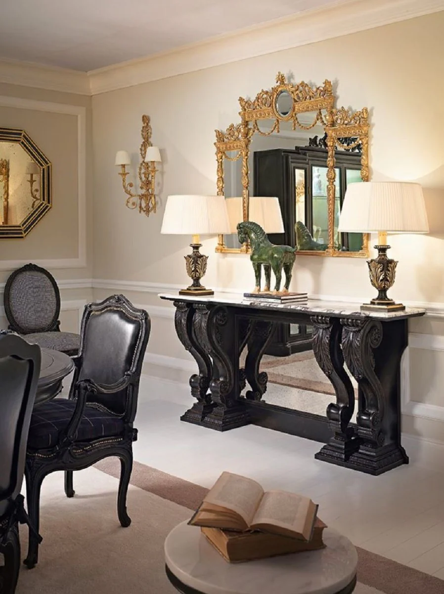 Luxury Baroque Mirror Gold - Handmade Italian Baroque Style Wall Mirror - Luxury Furniture in Baroque Style - Magnificent Baroque Furniture - Luxury Quality - Made in Italy