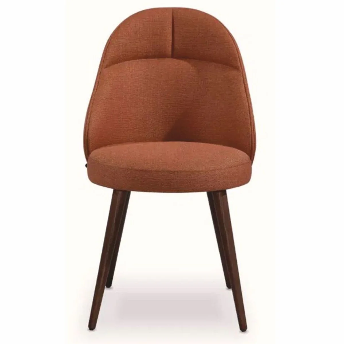 Luxury dining room chair set of 8 cognac colors / brown - dining room furniture