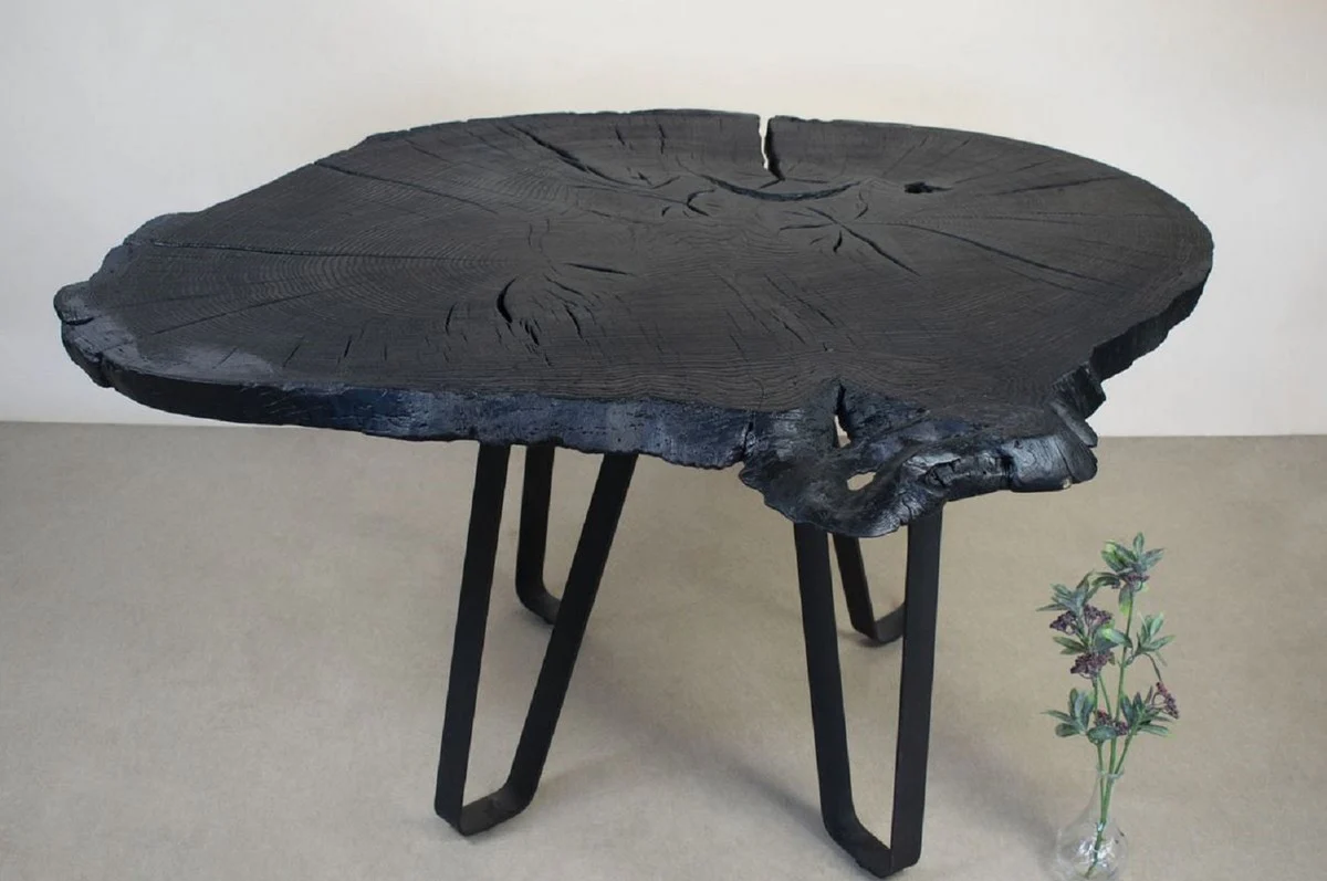 Luxury dining table black 140 x 110 x H. 75 cm