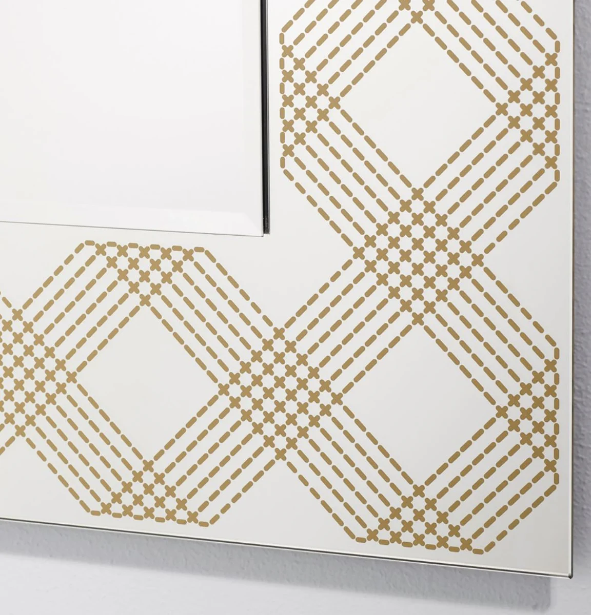 Baroque coffee table black 119 x 119 cm - antique furniture