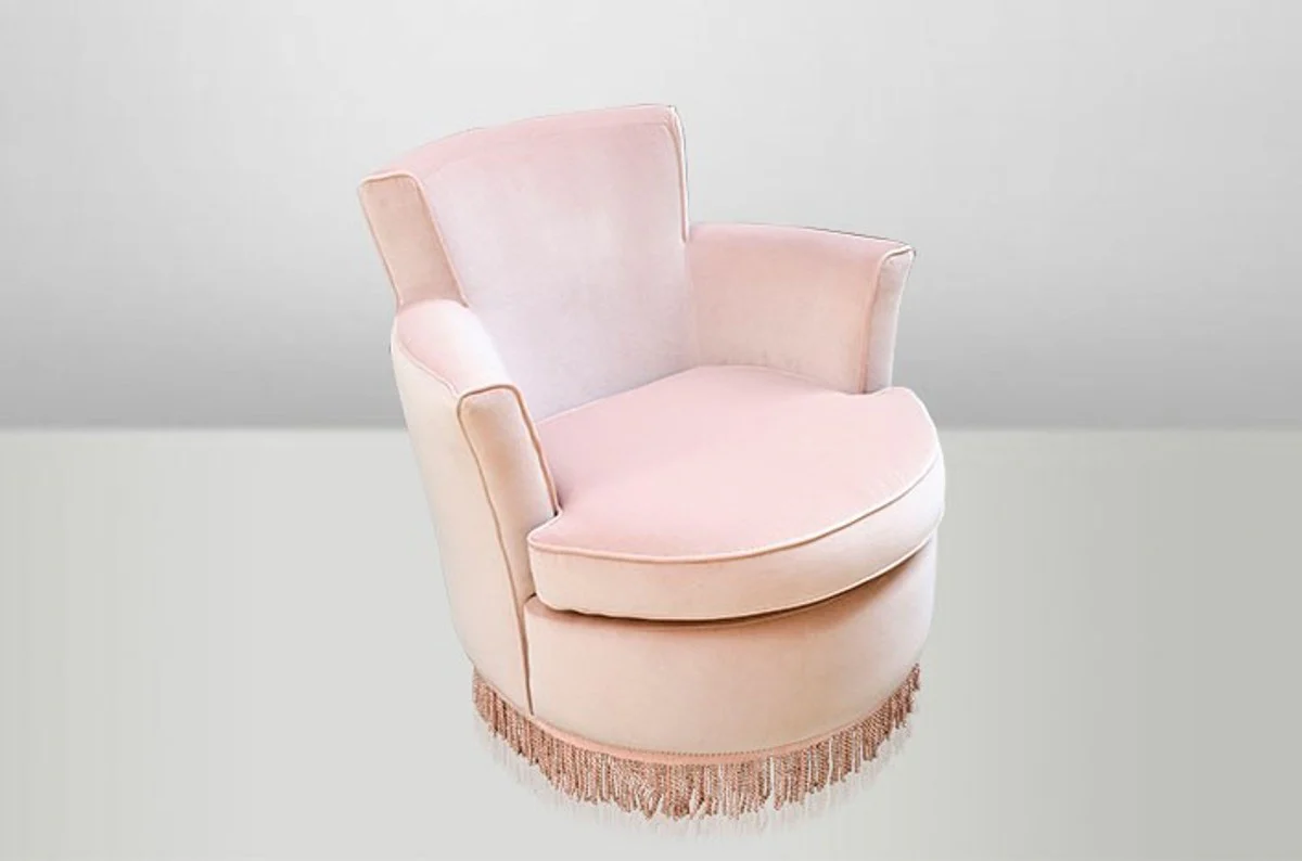 Luxury Art Deco Lounge Chair Rose - Luxury Collection - Art Nouveau - Belle Epoch