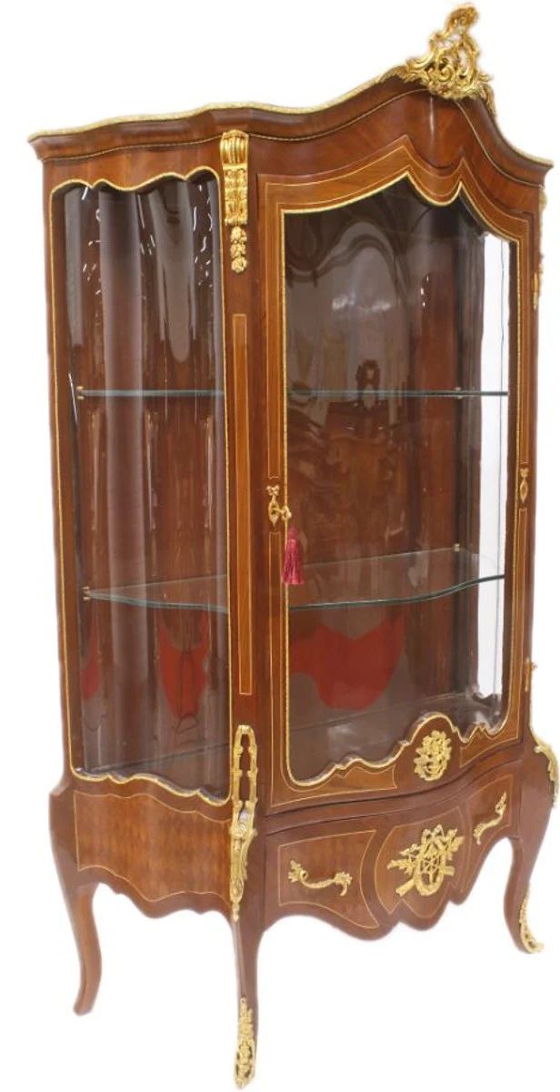 Baroque display cabinet 107 x 56 x H. 197 cm - Baroque furniture - display cabinet - living room cabinet