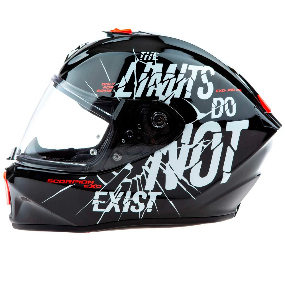 CASCO SCORPION EXO-JNR AIR BOUM INFANTIL NEGRO / BLANCO