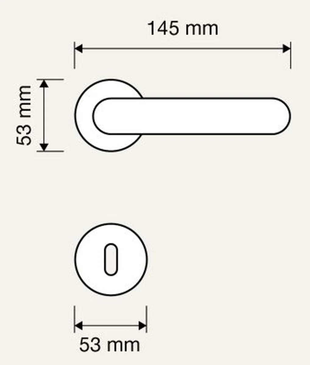 Luxury baroque door handle set gold 14.5 x H. 5.3 cm - door handle set with Swarovski crystal glass