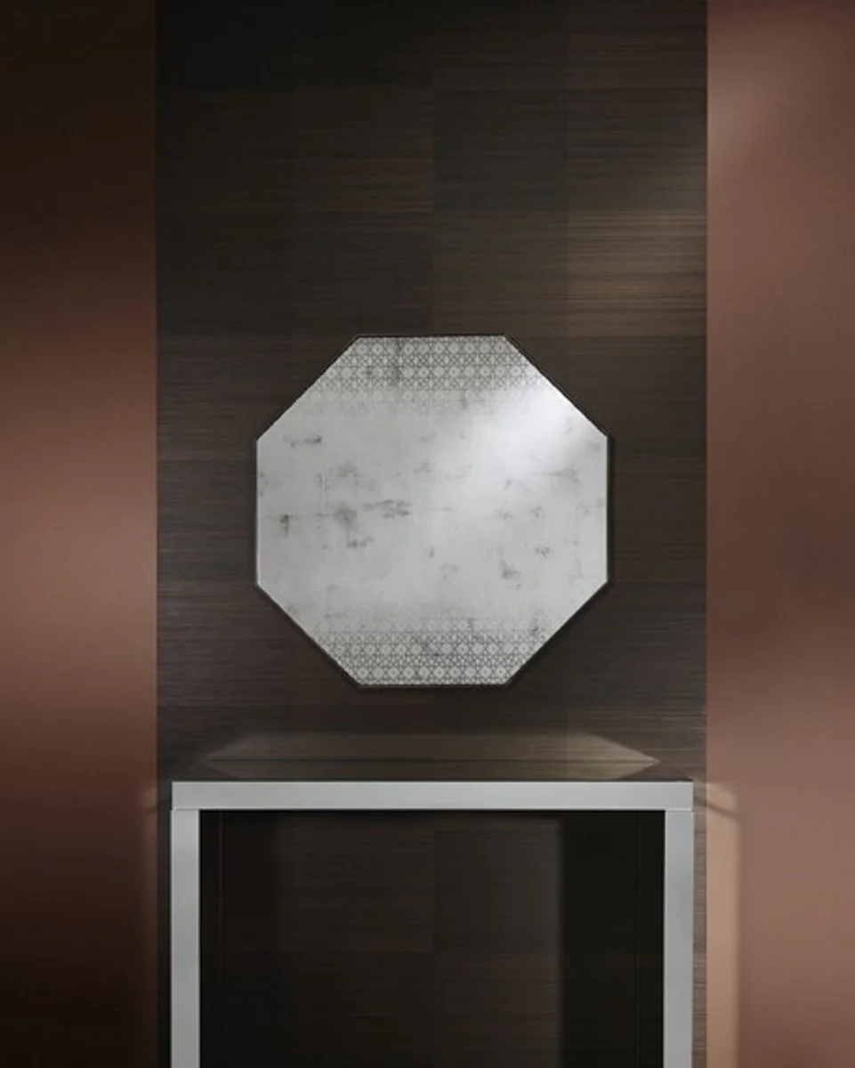 Art Deco vintage wall mirror antique style silver