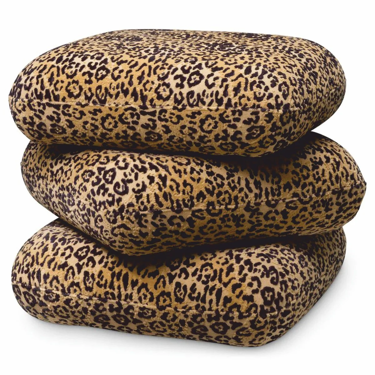 Luxury swivel stool Leopard H. 55 cm - luxury hotel furniture