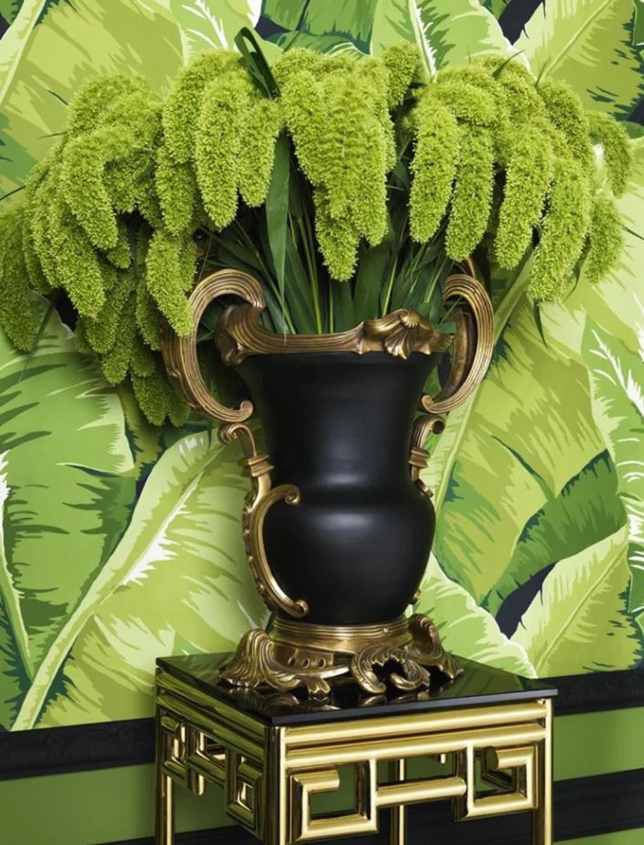 Luxury side table gold with smoked glass 35 x 35 x H. 100 cm - designer table furniture - column