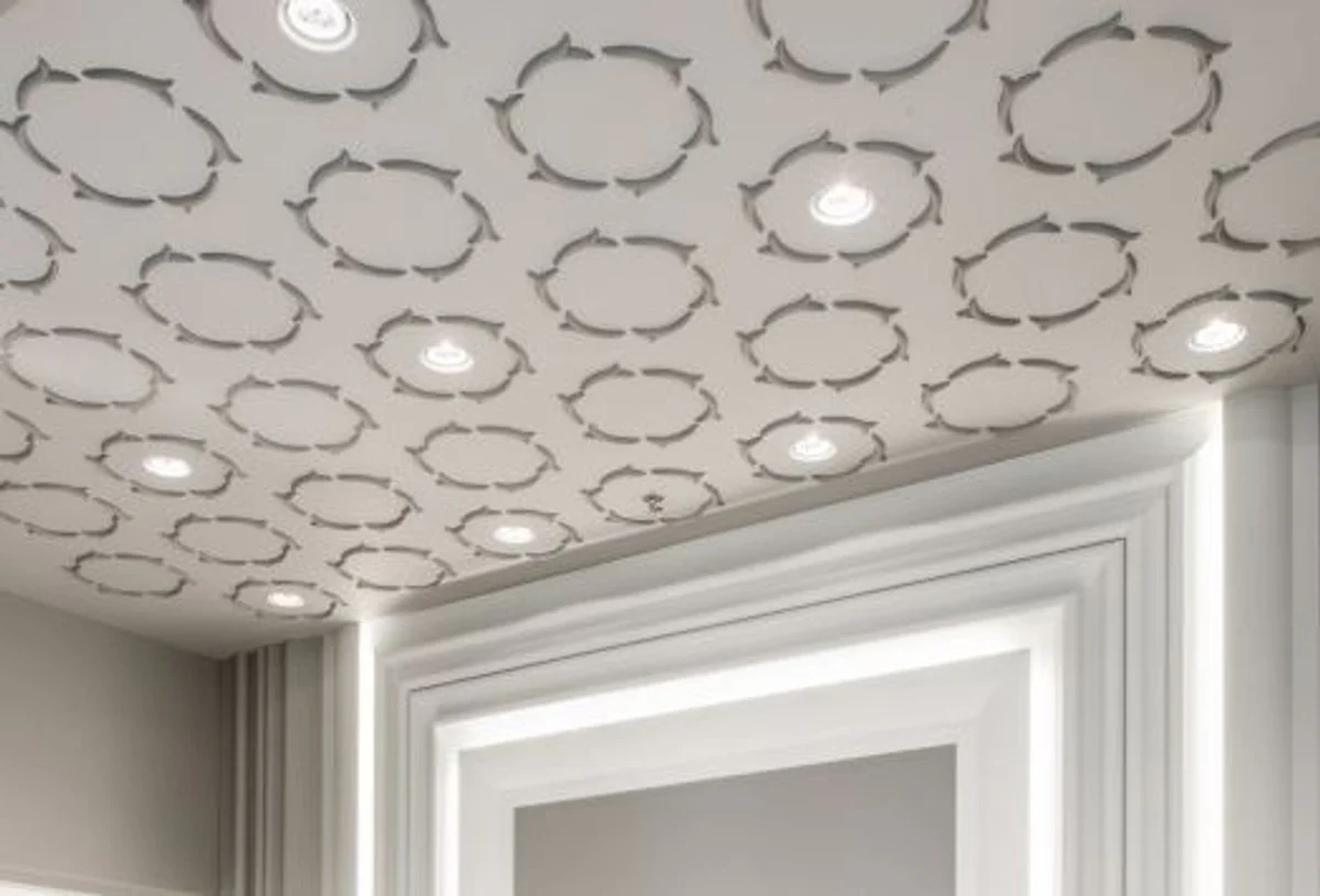 Stucco rosette 62 x 62 cm ceiling stucco ceiling rosette stucco rosette wall rosette Baroque Art Nouveau decoration