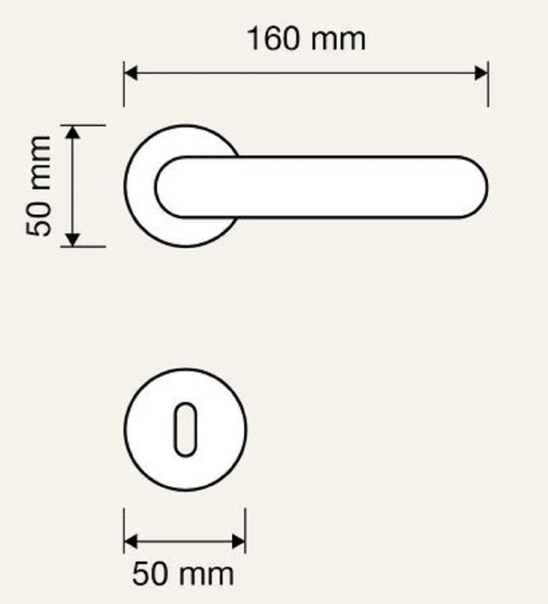Luxury door handle set gold 16 x H. 5 cm - door handles set with Swarovski crystals