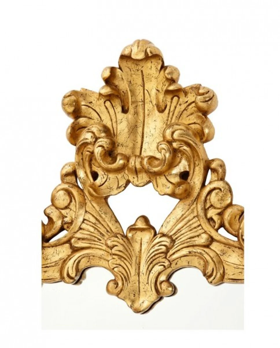 Luxury designer wall mirror gold leaf 124 x H 190 cm - noble & magnificent