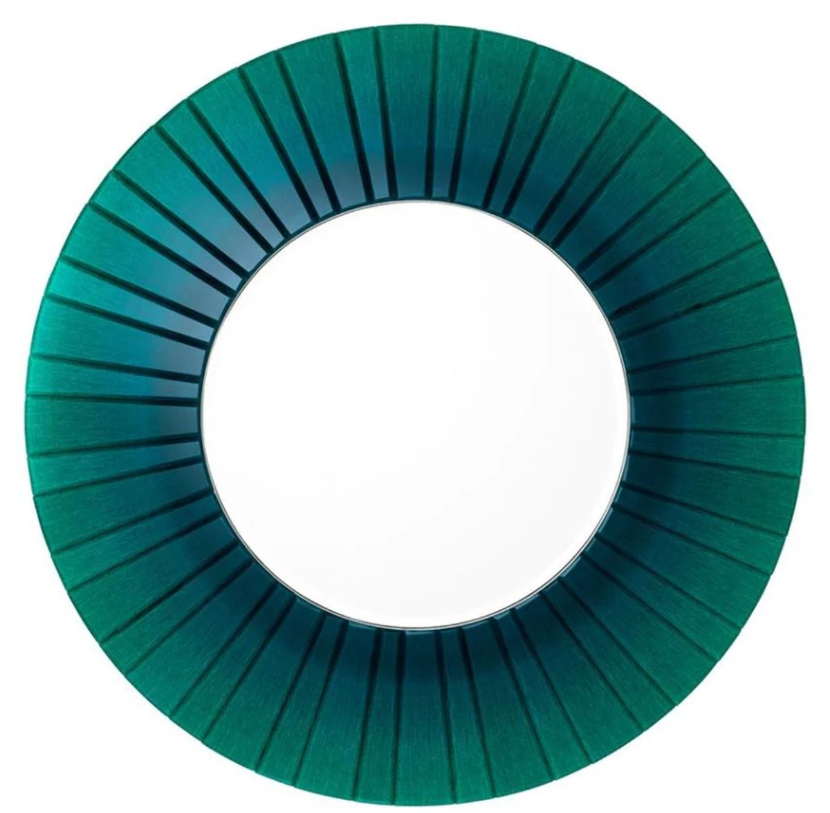 Luxury wall mirror green diameter 110 cm - designer mirror