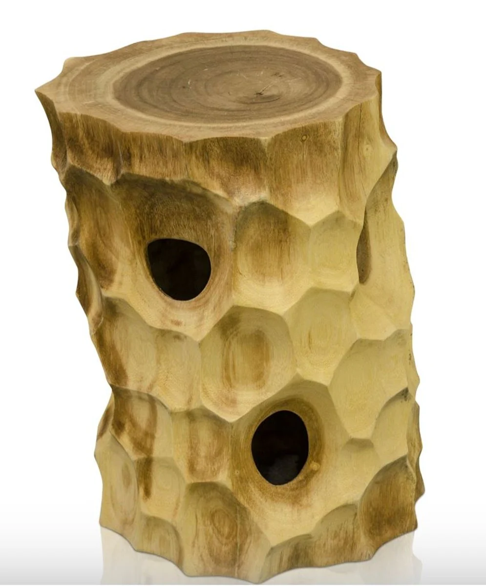 Luxury living room side table / stool natural colors - luxury quality