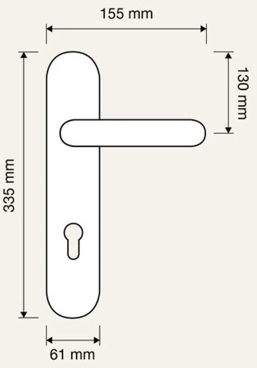 Luxury Art Nouveau door handle with plate and Swarovski crystal glass gold 15.5 x H. 33.5 cm - Hotel Accessories W!