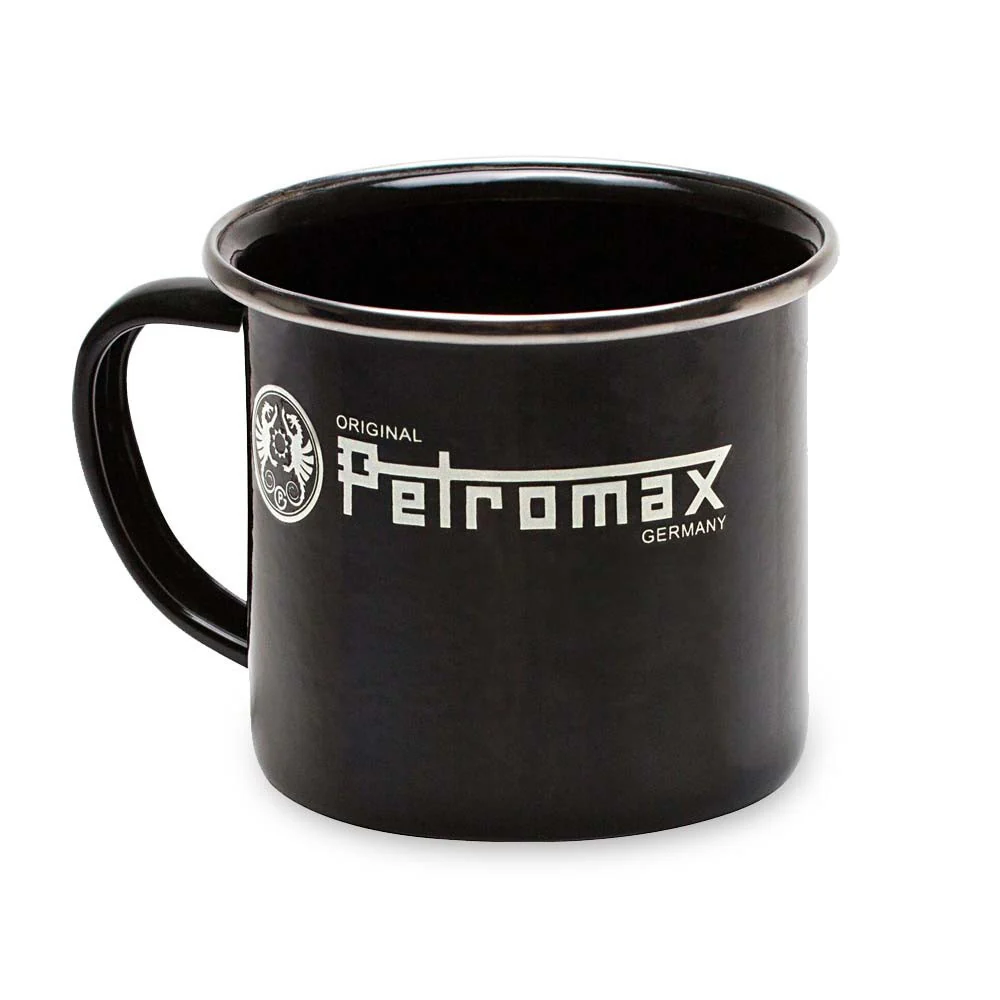 Petromax Enamel Becher 360 ml - Black enamel mug