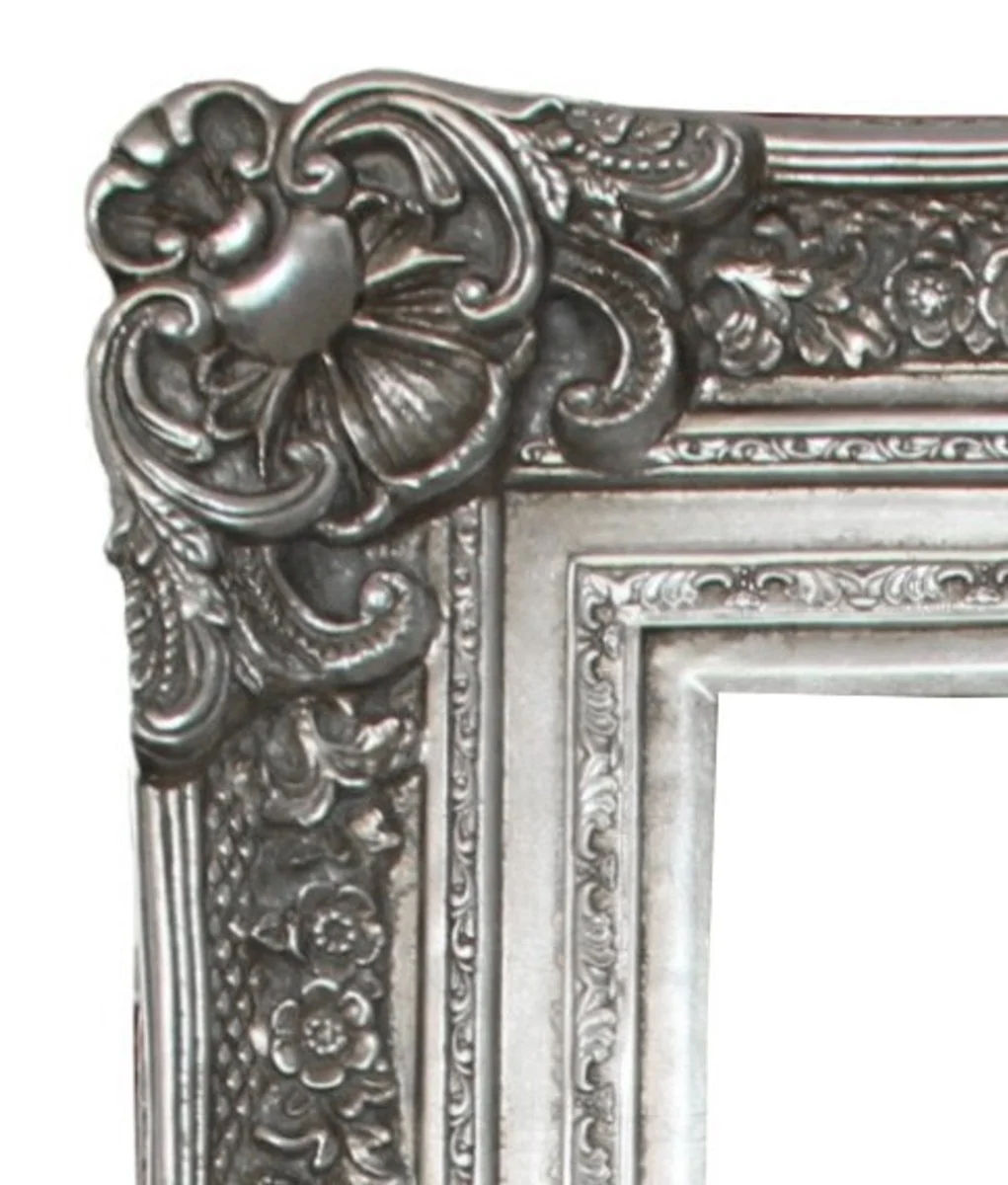 Baroque wall mirror silver antique look height 130 cm, width 96 cm - noble & magnificent