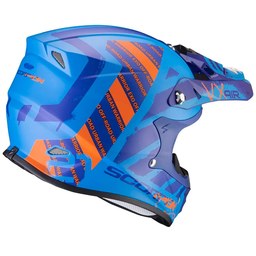 CROSS / ENDURO HELMET SCORPION VX21 URBA BLUE / ORANGE