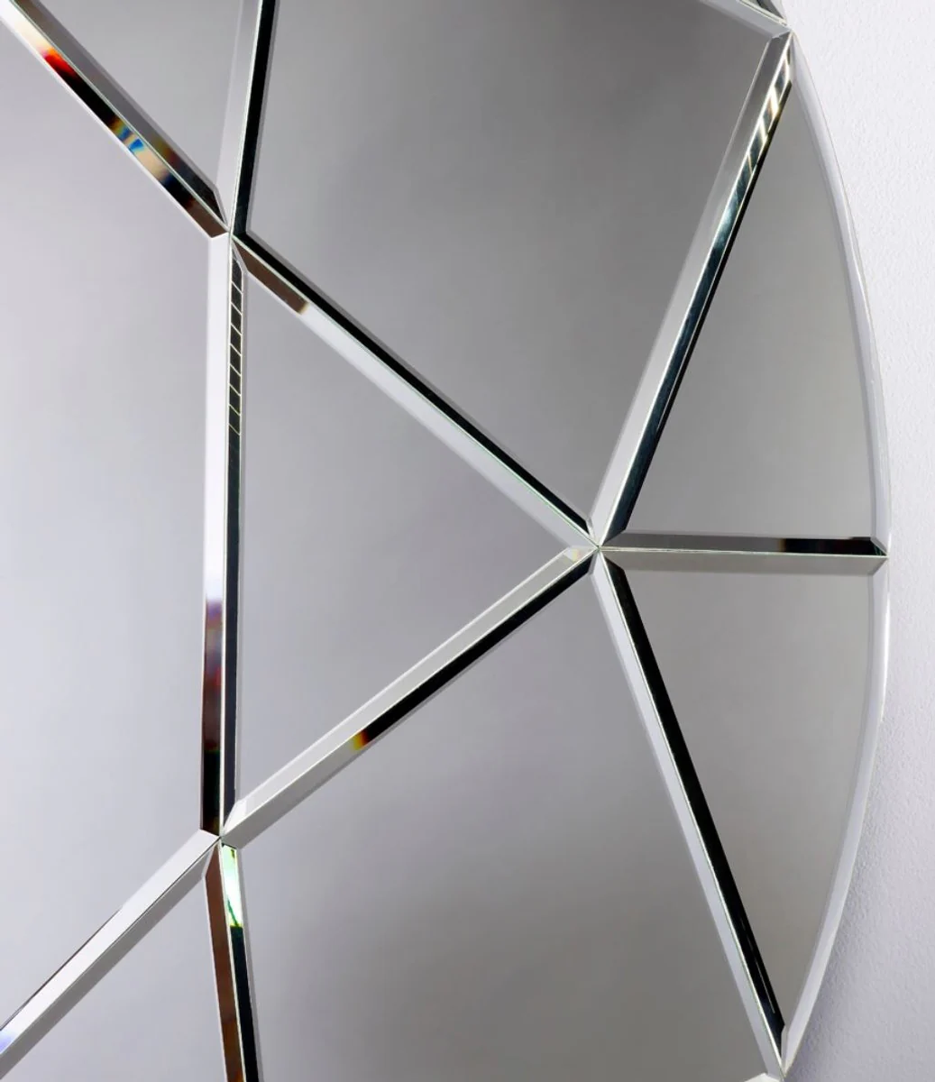 Designer living room mirror Ø 90 cm - designer collection