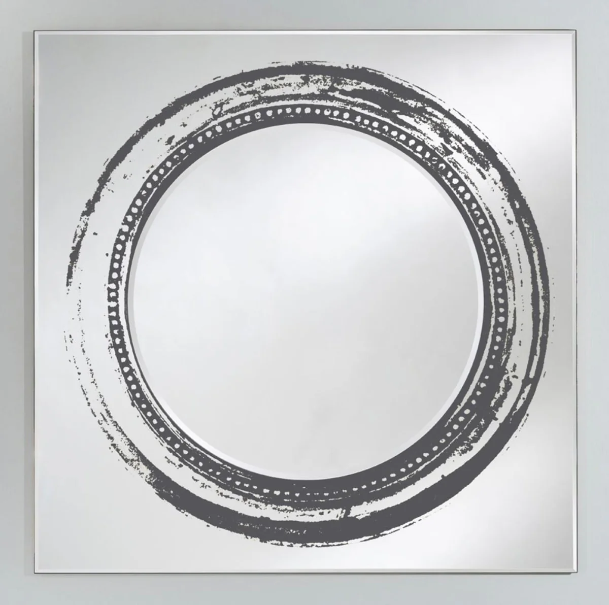 Luxury mirror black 107 x H. 107 cm - designer wall mirror