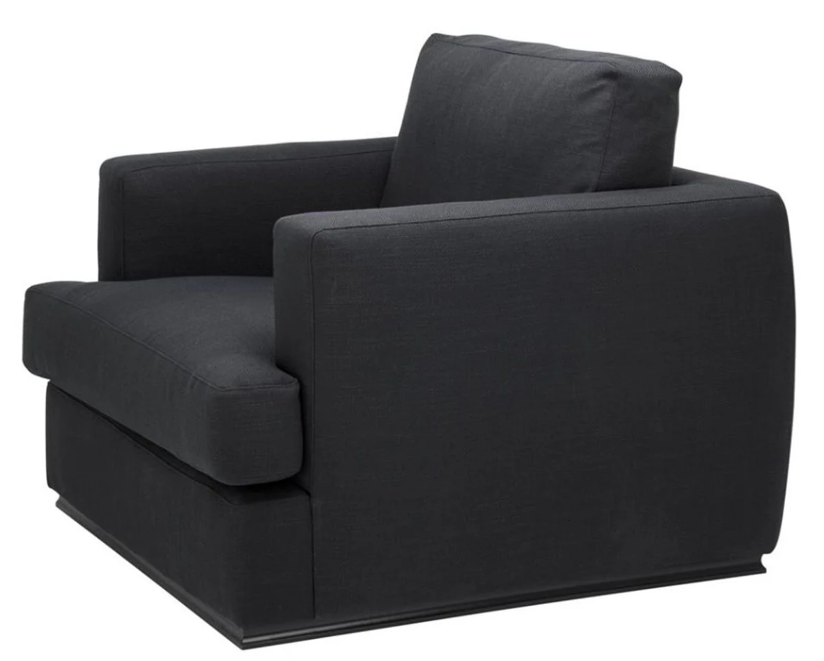 Luxury hotel armchair black 96 x 103 x H. 86 cm - Limited Edition