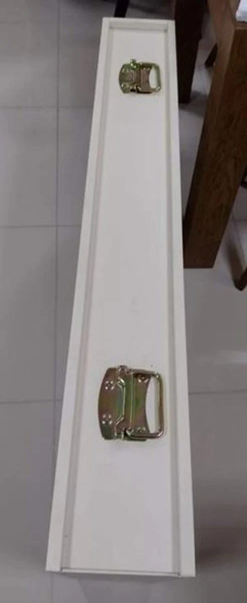 Luxury Art Nouveau dining table dark brown 100-280 x 100 x H. 75.7 cm - Round extendable solid wood dining room table - Baroque & Art Nouveau dining room furniture