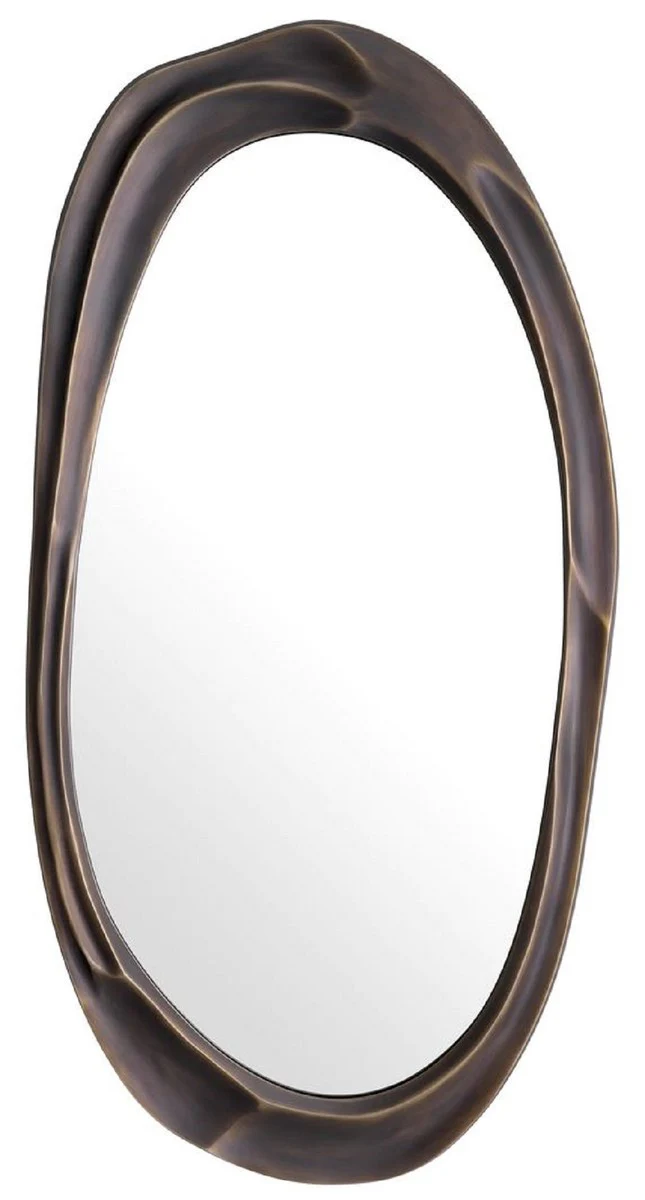 Luxury wall mirror bronze 54 x 4 x H. 107 cm - aluminum living room mirror - bedroom mirror - cloakroom mirror - luxury furniture - luxury interior