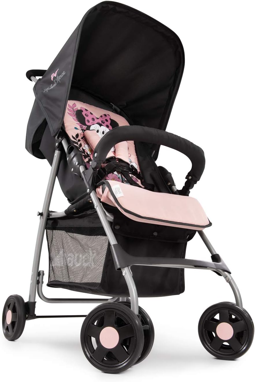 hauck Sport Carrito Bebe, Silla de Paseo Ligera desde el Nacimiento hasta 18 kg, Carro Plegable Ultraligero, Reclinable, Carro Bebe, Cesta Grande, Minnie Rosa