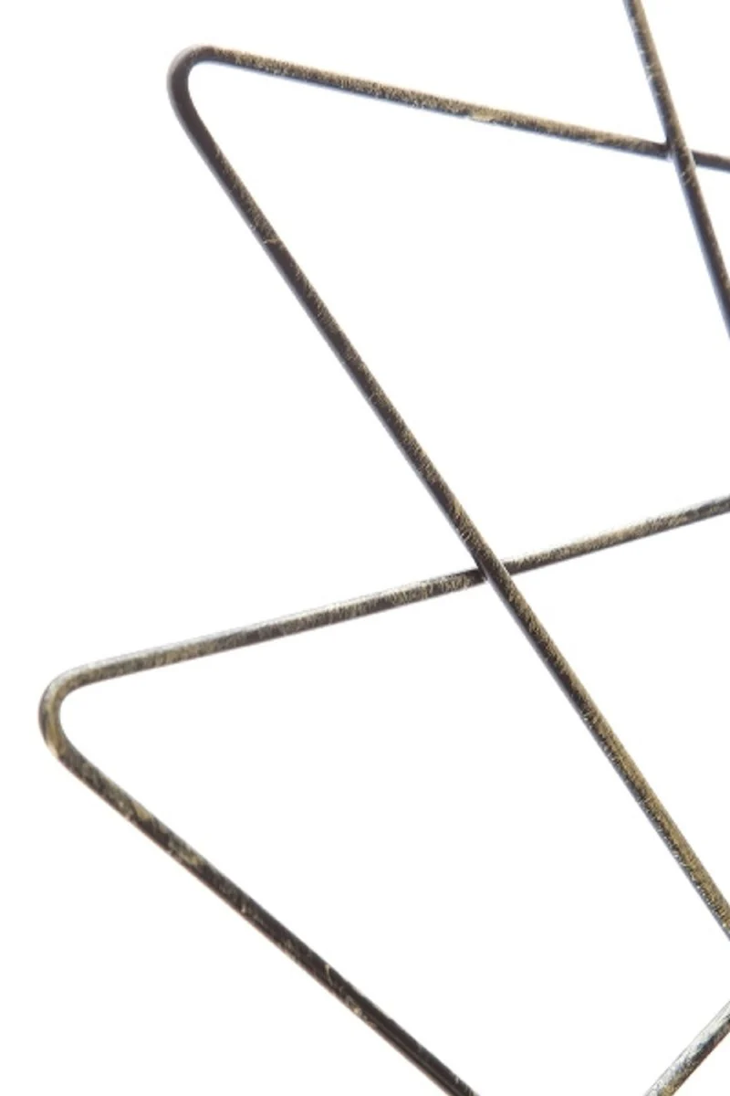 Designer wall mirror antique gold colored Ø 60 cm - Designer mirror