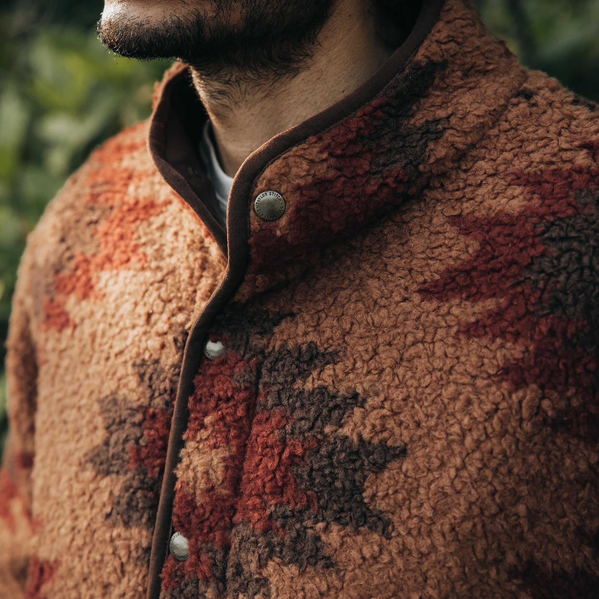 The Port Jacket in Khaki Kilim