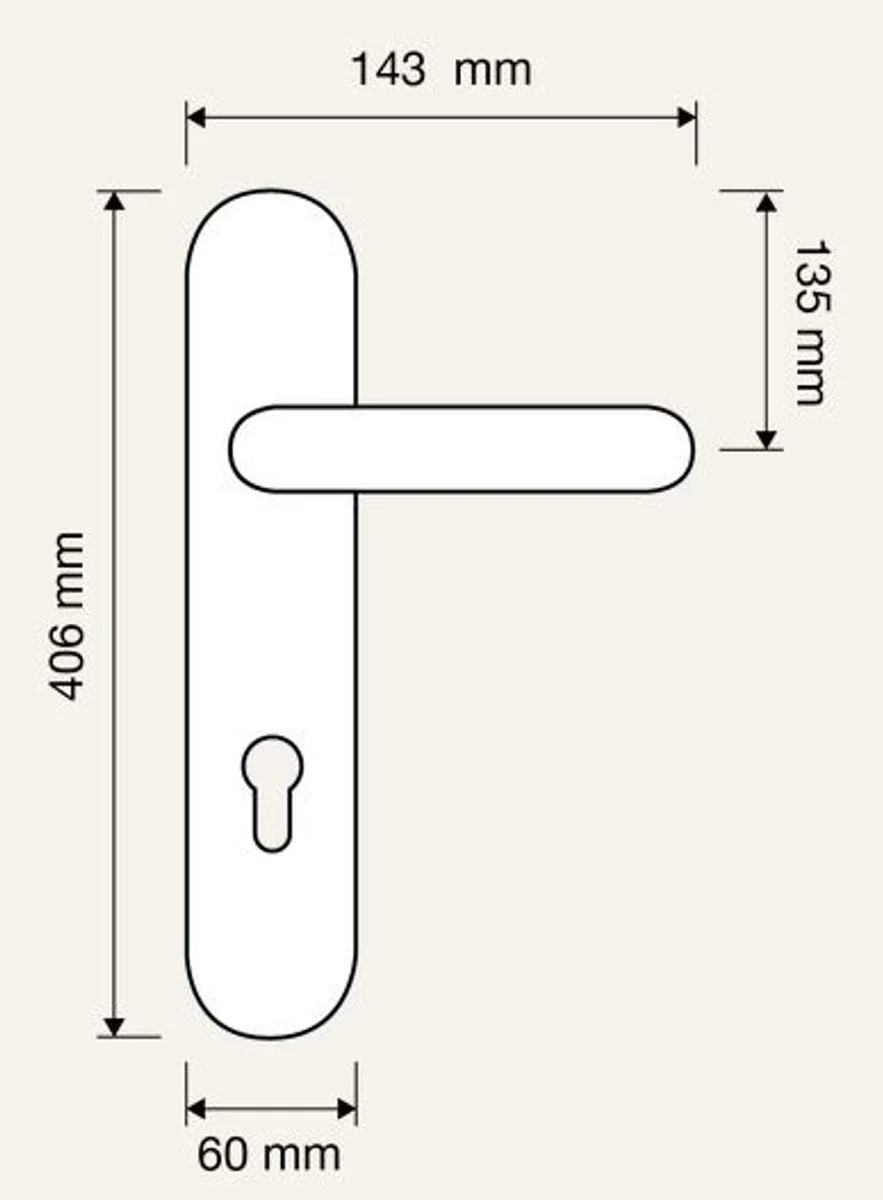 Luxury baroque door handle set with Swarovski crystal glass gold 14.3 x H. 40.6 cm - first class quality