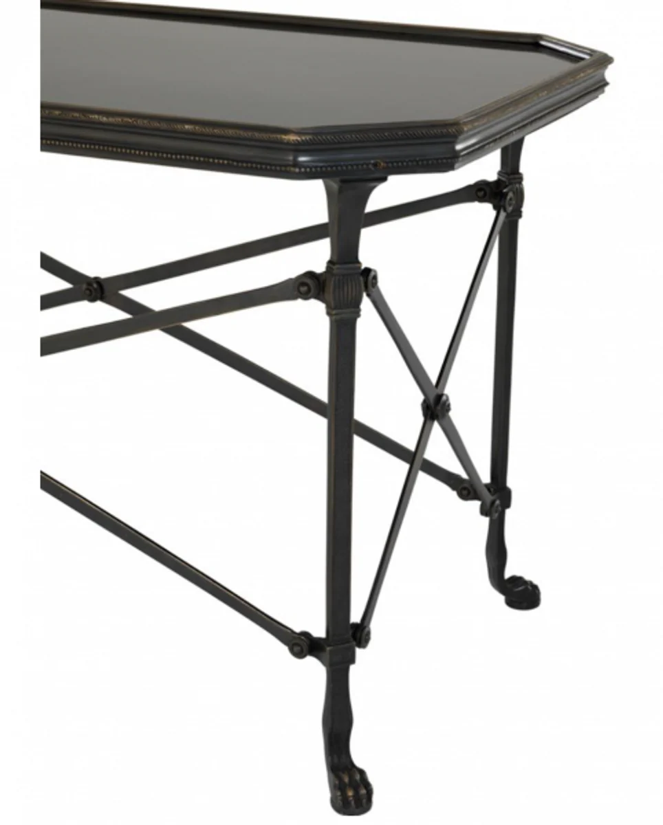 Luxury Art Deco Designer Coffee Table Gunmetal - Living Room Salon Table - Luxury Hotel Furniture