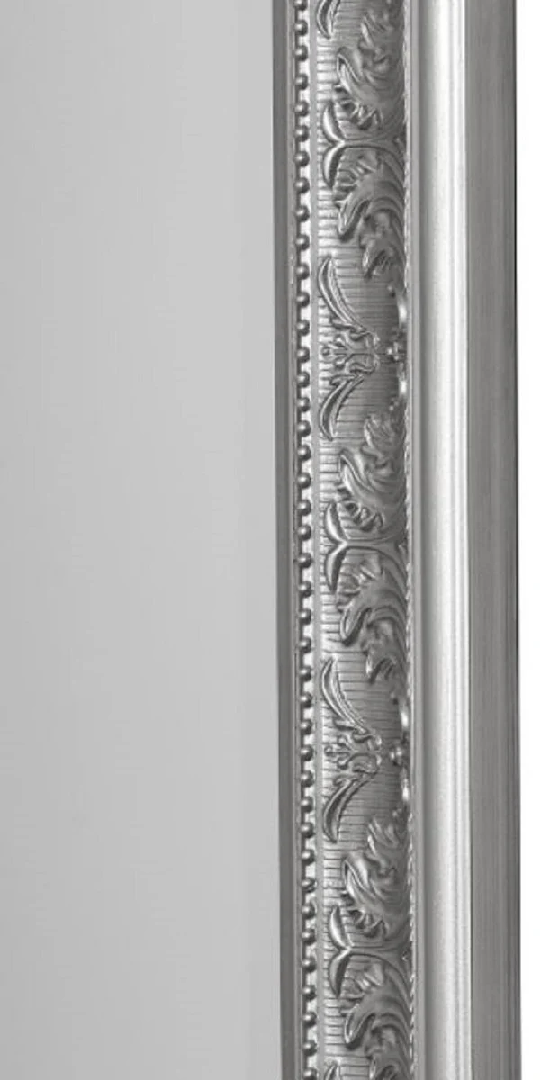 Baroque mirror / wall mirror silver 62 x H. 82 cm - furniture in the baroque style