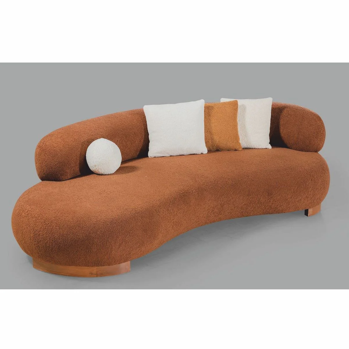 Luxury Sofa Brown 255 cm - Living Room & Hotel Furniture
