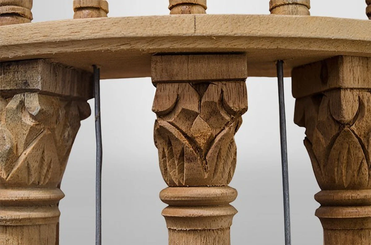 Baroque bird palace hand carved from mahogany wood H250cm - bird house bird cage antique style