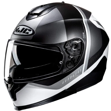 HJC C70N ALIA HELMET - BLACK / WHITE / GRAY