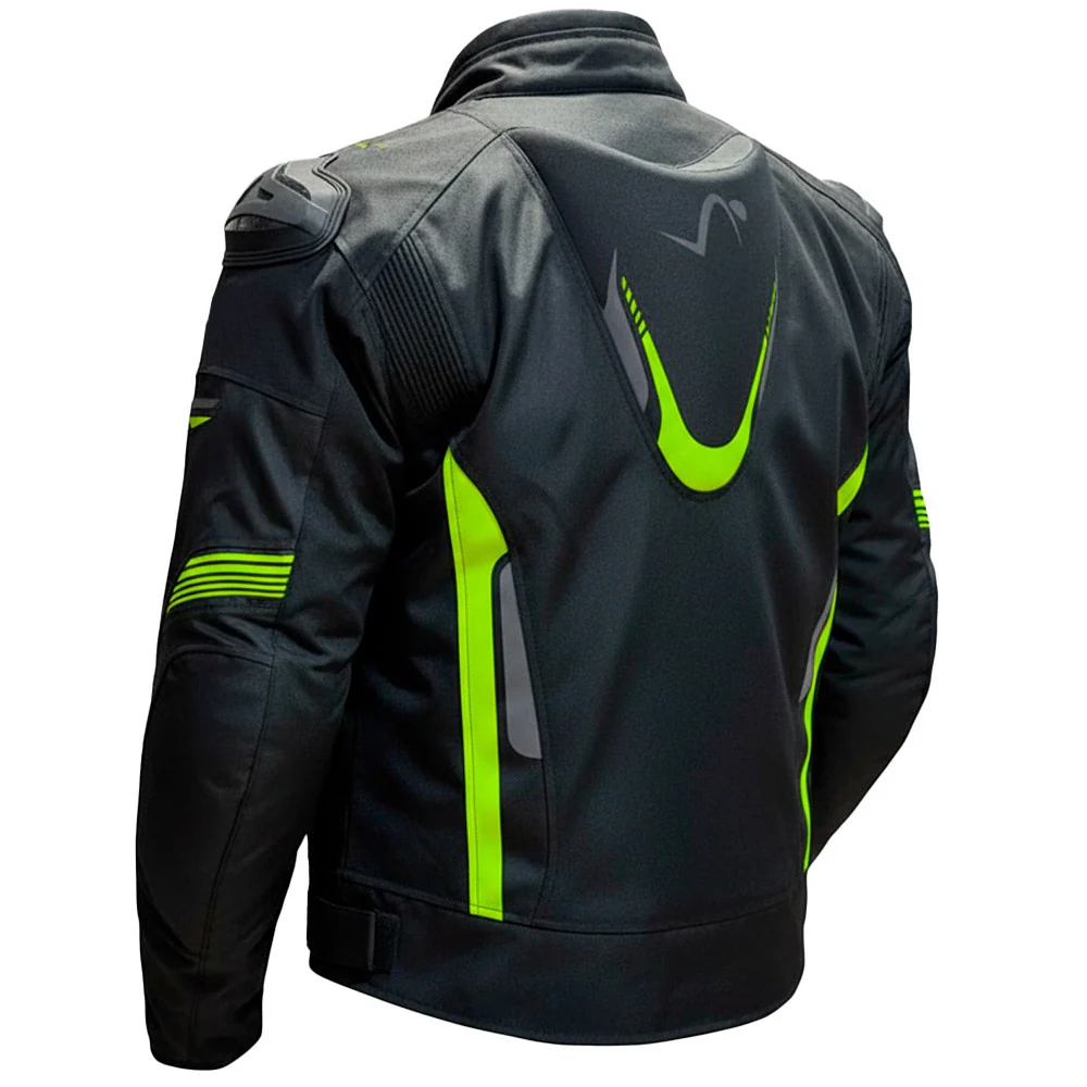 4 STATION OUT RACING JACKET - BLACK / FLUOR