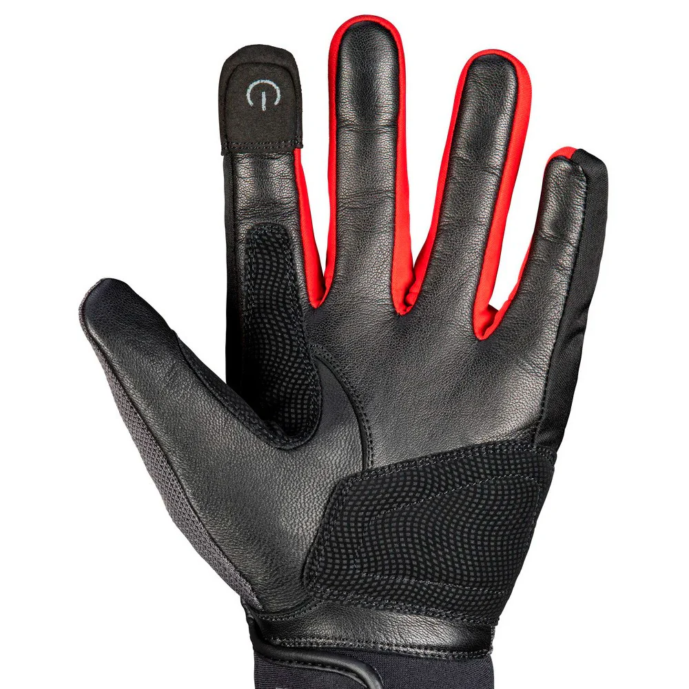 IXS CLASSIC EVO AIR SUMMER GLOVES - BLACK / GRAY / RED