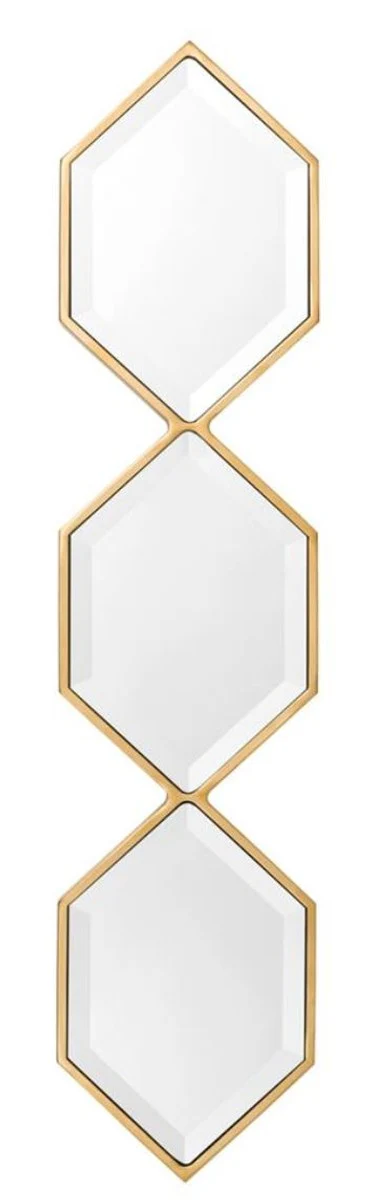 Designer wall mirror gold 25 x H. 110 cm - luxury living room mirror